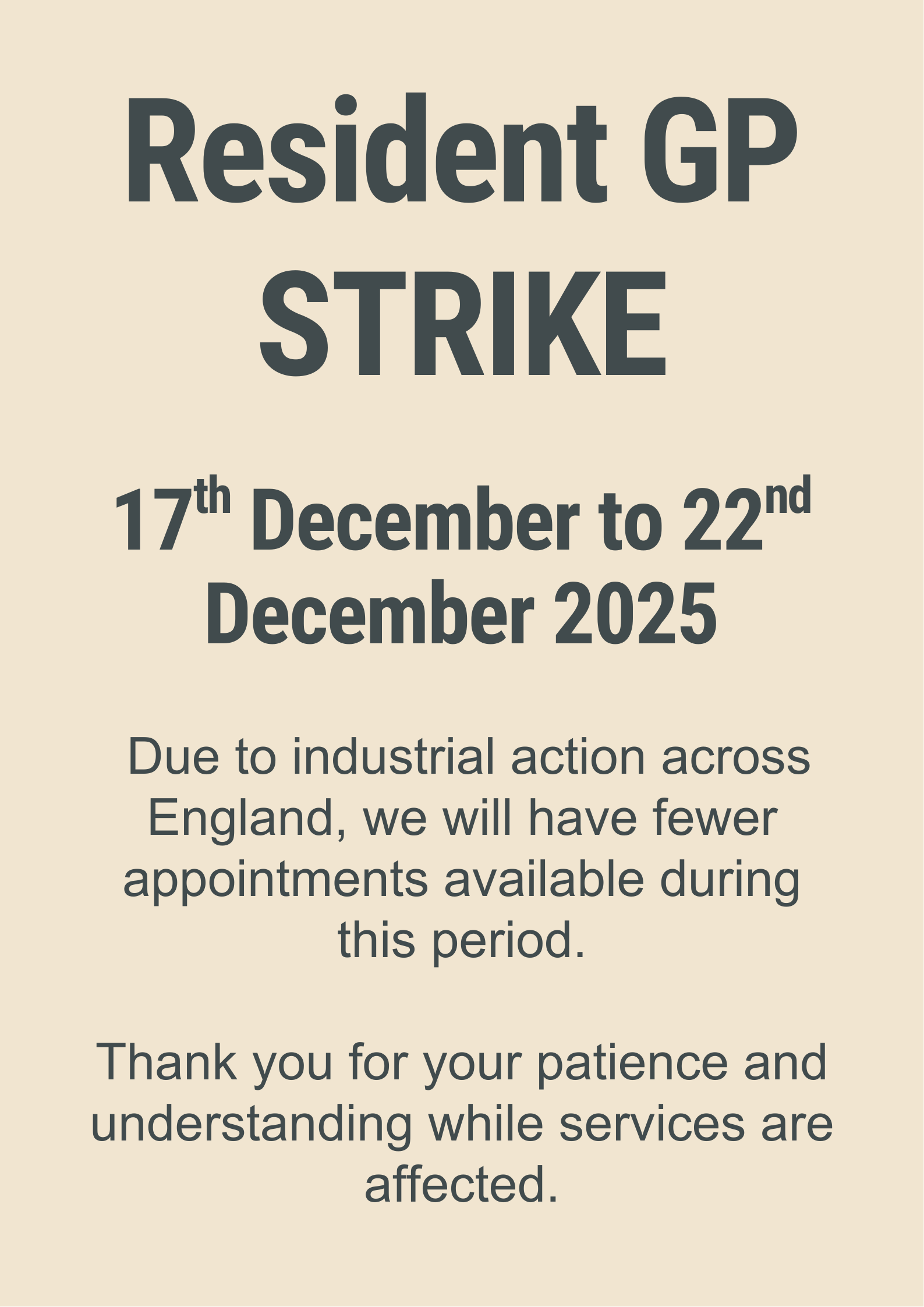 GP Strike Action 
